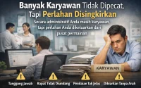 Banyak karyawan Tidak dipecat tapi disingkirkan