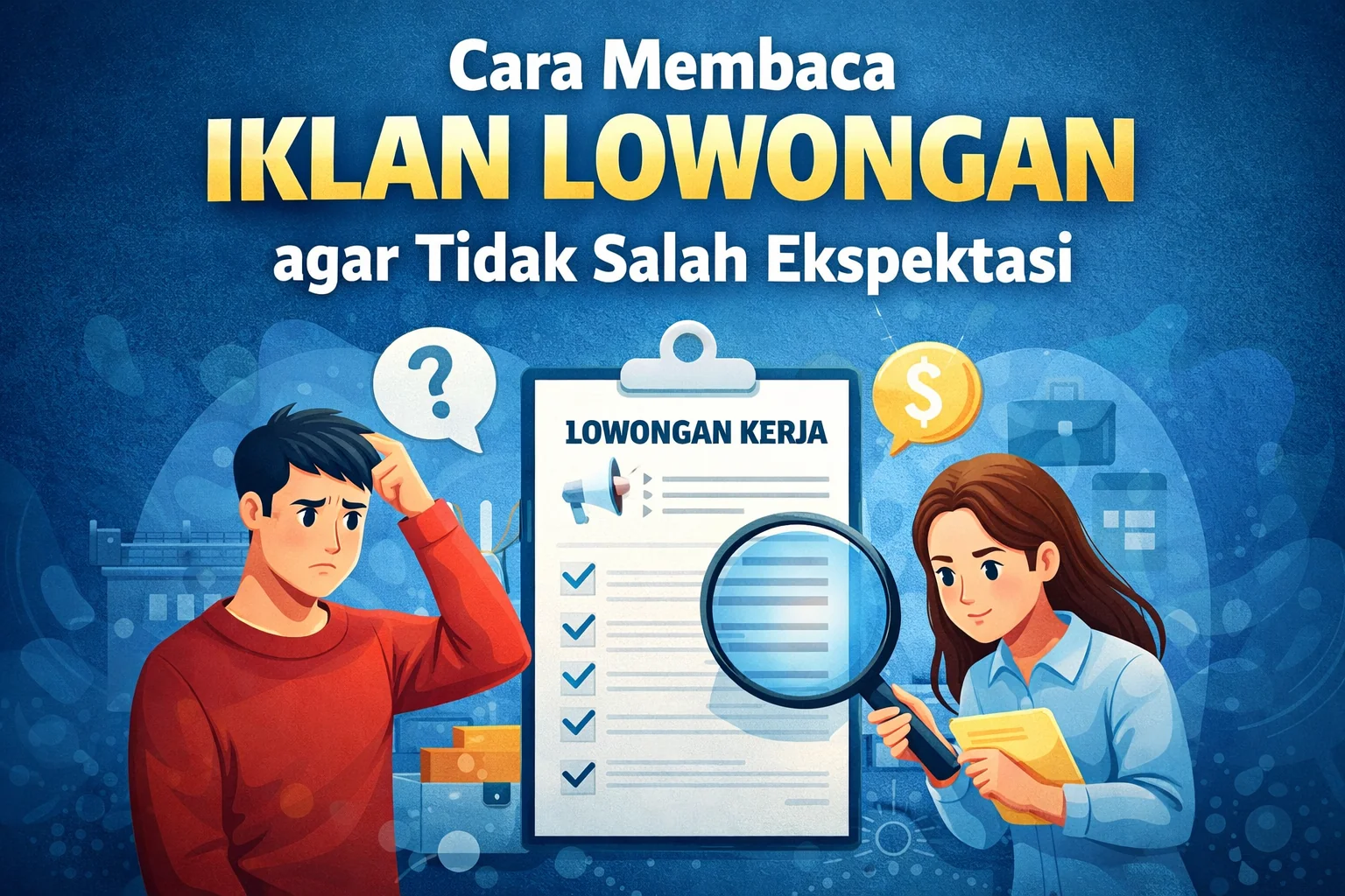 Cara membaca iklan lowongan kerja