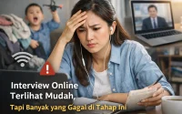 Interview online banyak yang gagal