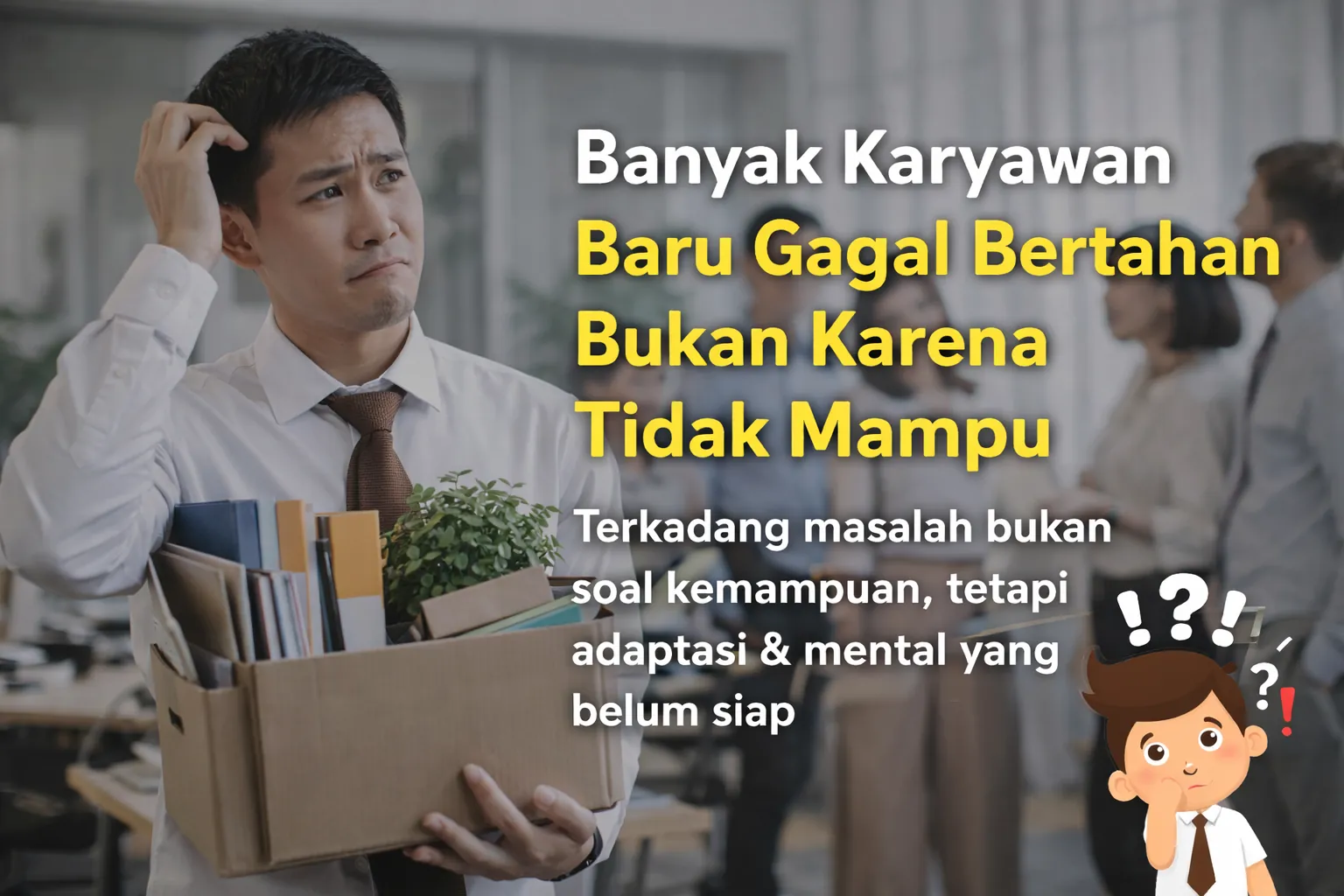 Karyawan baru gagal bertahan