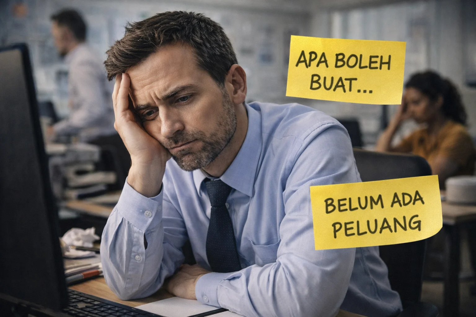 Karyawan bertahan karena terpaksa