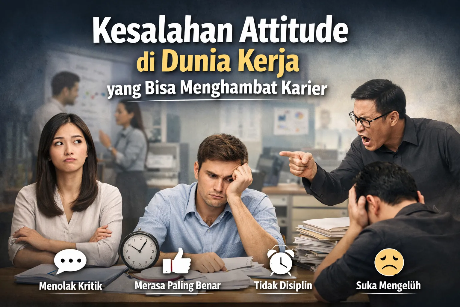 Kesalahan Antitude di dunia kerja
