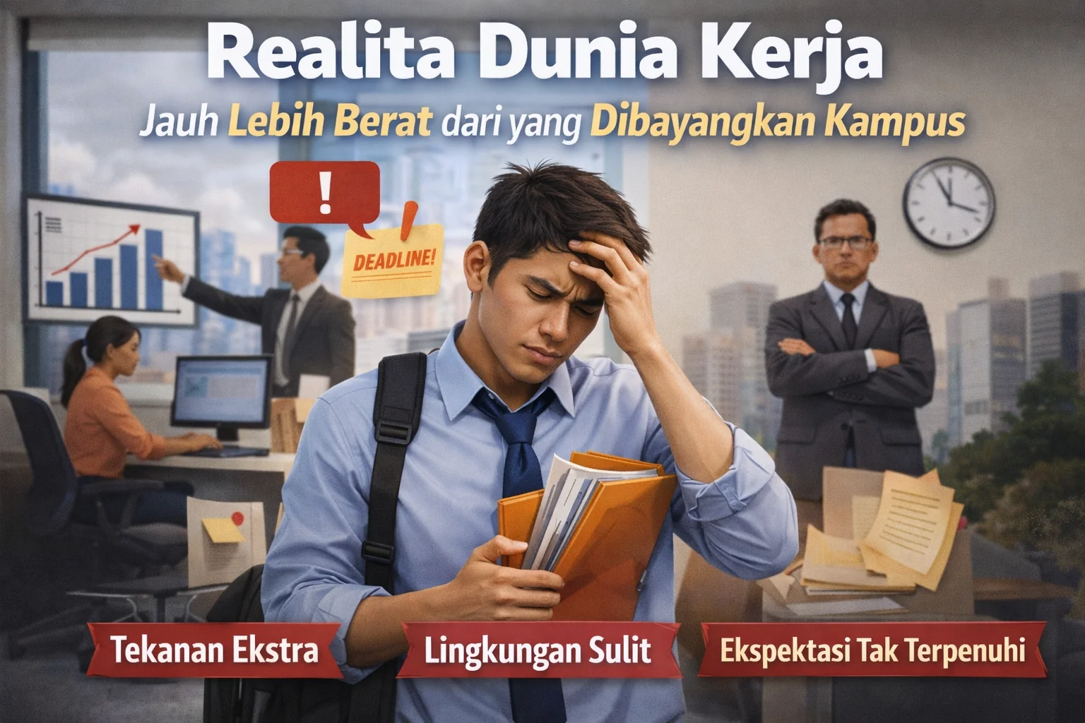 Realita dunia kerja lebih berat