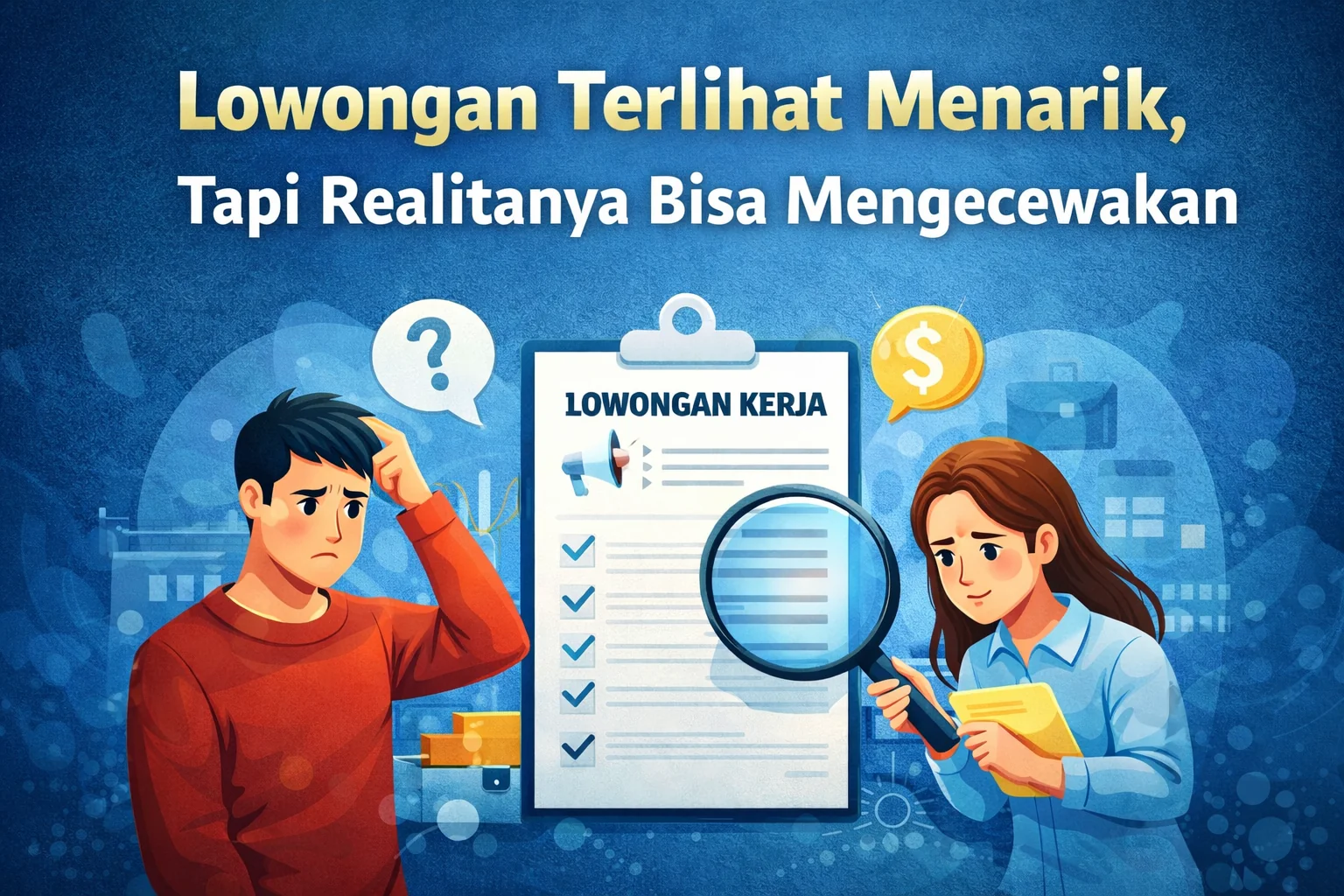 Realita lowongan pekerjaan