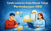 Tanda lamaran dipertimbangkan HRD