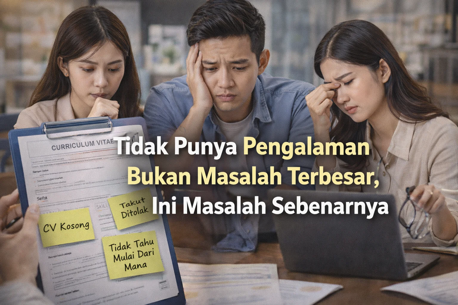 Tidak punya pengalaman kerja