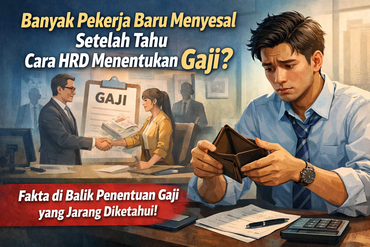 Banyak pekerja baru menyesal-cara HRD menentukan gaji