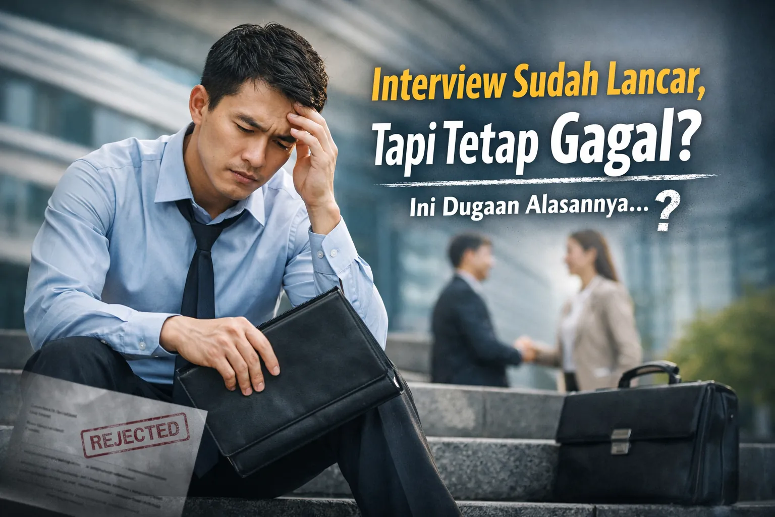 Interview sudah lancar tapi gagal